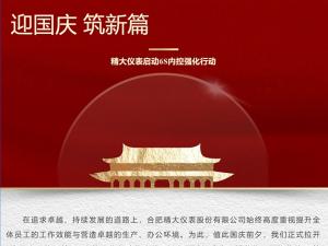 攜手并進(jìn)，共創(chuàng)輝煌-精大儀表啟動(dòng)“迎國(guó)慶，筑新篇”